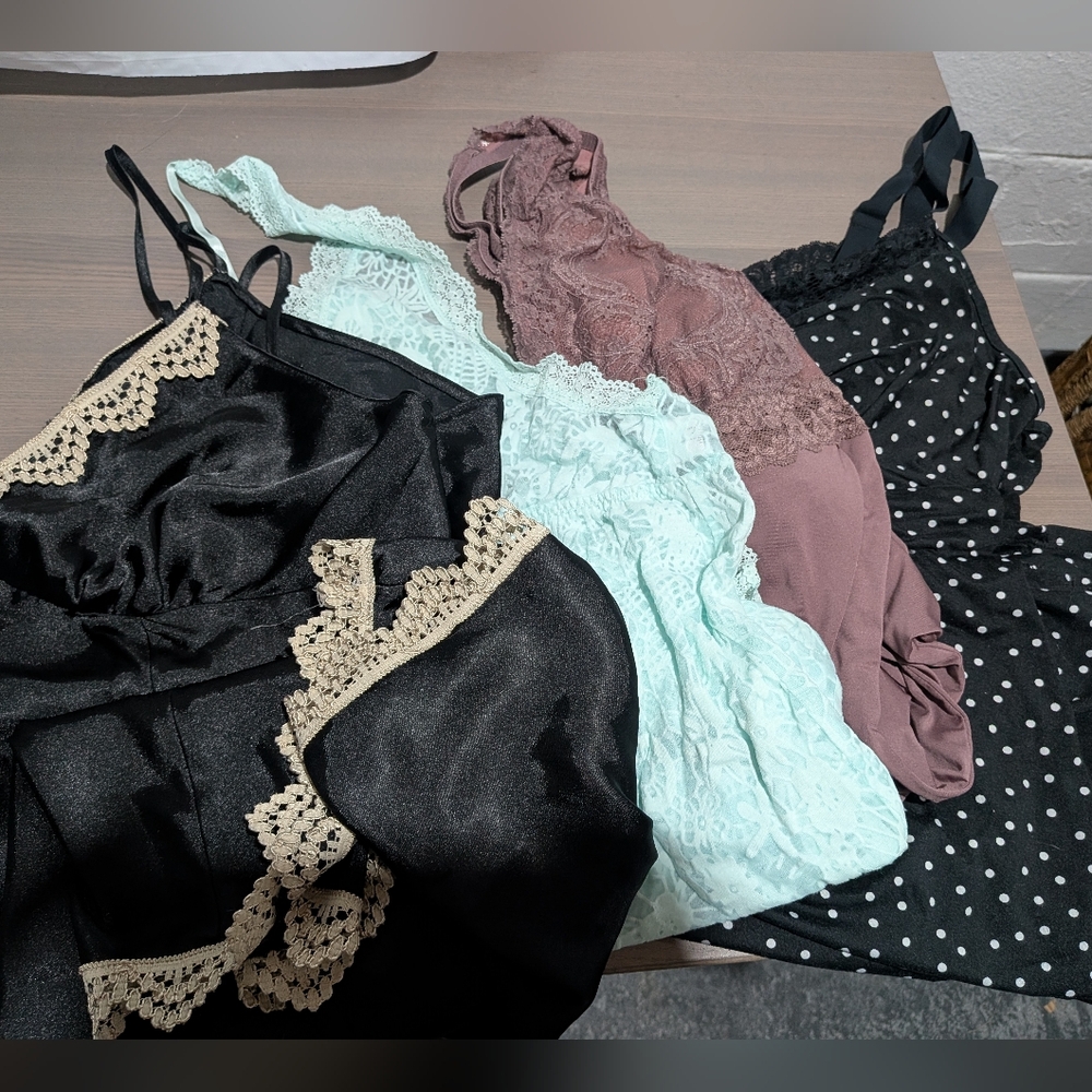 Bundle - 4 Negligee Nightwear Chemise XL